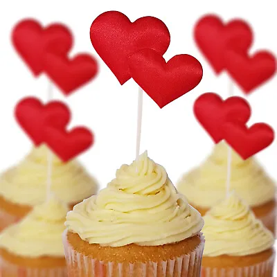 Valentine Party Cupcake Toppers Wedding Engagement Party Cupcake Cake Toppers  • $9.95