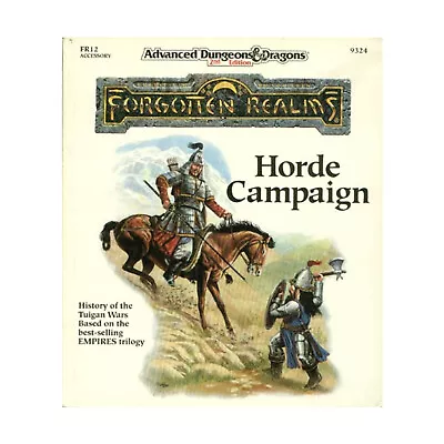 TSR Forgotten Realms Horde Campaign VG+ • $45