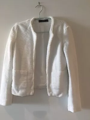$36 • Buy Mango White Jacket - Size Small