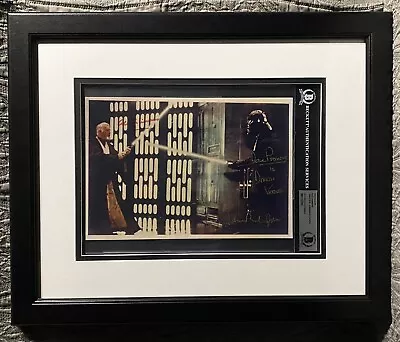 Dave Prowse James Earl Jones Alec Guinness Darth Vader Star Wars Signed Photo • $5500