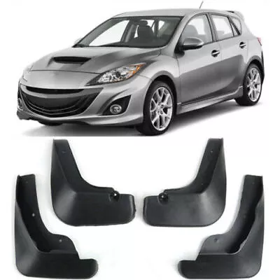 For 2010-2013 Mazda 3 Axela Mazdaspeed/S Hatchback 4Pcs Splash Guards Mud Flaps • $24.64