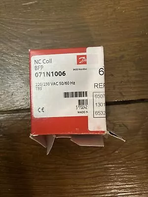 DANFOSS BFP OIL PUMP SOLENOID COIL Part No. 071N006 • £30