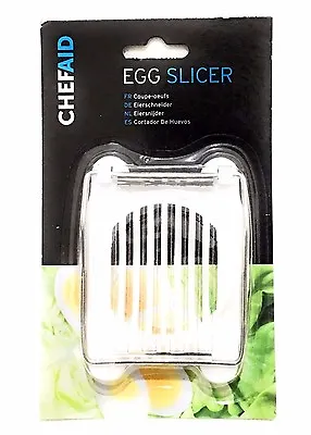 £4.95 • Buy Chef Aid Egg Slicer Built Wire Cutters Slice Eggs For Salad And Sandwich Easy.