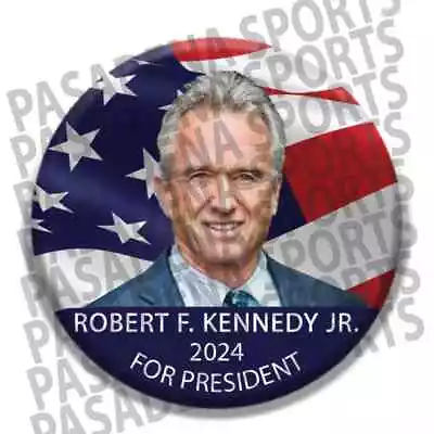 2024 ROBERT F KENNEDY JR. For PRESIDENT 2.25  CAMPAIGN BUTTON Rfkflg • $3.49