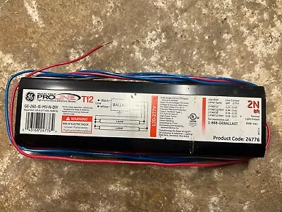 GE Electronic Ballast Proline T12 Multi Volt GE-260-IS-MV-N-DIY - NEW • $20