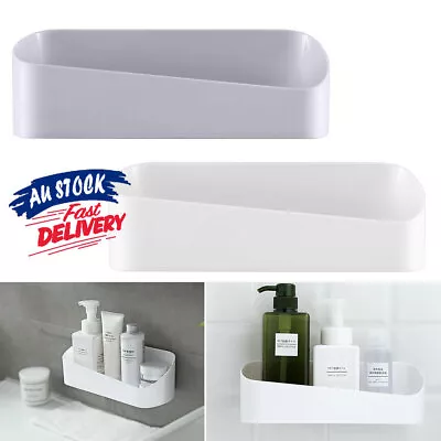 Shower Shelf Adhesive Storage Holder Holder Shower Caddy Corner Bathroom Basket • $13.99