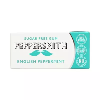 Peppersmith Xylitol Natural English Peppermint Gum 15g • £4.66