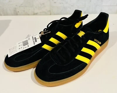 $0.99 • Buy Adidas Originals Handball Spezial Core Black/Yellow Men’s US 12.5 New FX5676
