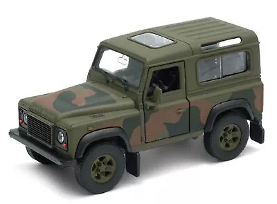 Keycraft Land Rover Defender - Dc187 Toy Car Silver Diecast Metal  Pullback • £9.49