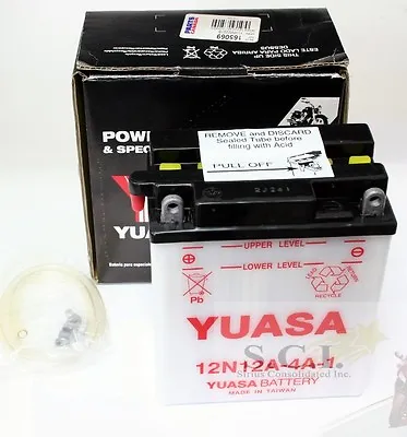 $95.95 • Buy Honda Cb350 Cl350 Cb450 Cl450 Cb360 Cb400f Cb500t 12n12a-4a-1 Yuasa Battery