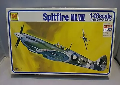 Vintage Otaki/Scale Craft Spitfire MK. VIII 1/48 Model Kit NEW Japan Import • $14.95