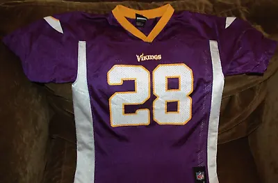 Adrian Peterson Jersey! Minnesota Vikings Youth XL NFL Home Purple Throwback • $18