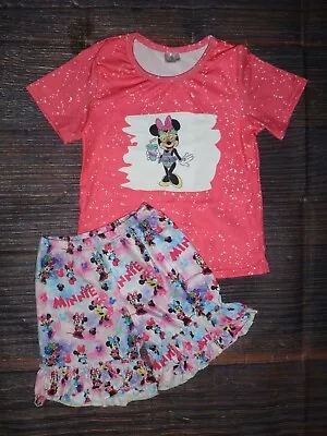NEW Boutique Minnie Mouse Girls Shorts Outfit Set • $11.99