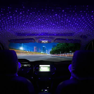 $6.64 • Buy USB Car Accessories Interior Atmosphere Star Sky Lamp Ambient Night Lights US