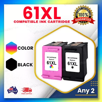 Any 2x Ink Cartridge For HP 61 XL HP Officejet 2620 4630 Envy 4500 4504 5530 • $47.80