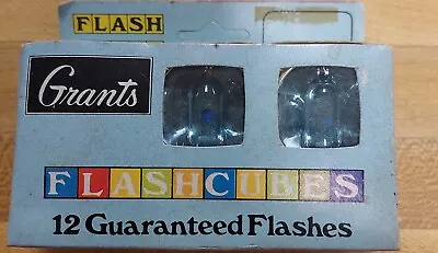 $5 • Buy Vintage Grants Flash Cubes Untested 3 Cubes Adjustable Cameras 12 Flashes 
