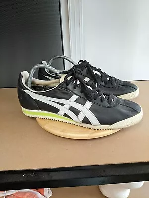 Onitsuka Tiger Sneakers Mens Size 10 Black Mexico 66 Vintage 90s Runners Shoes • $50