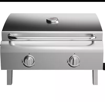 £144.99 • Buy Super Grills 2 Burner Stainless Steel Table Top 21  Gas Barbecue BBQ Grill