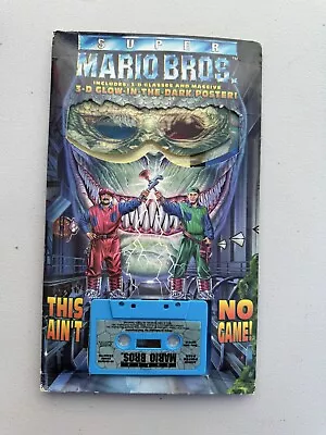 Super Mario Bros 3D Audio Poster Pack Cassette Nintendo Walt Disney 1993 USED • $39.99