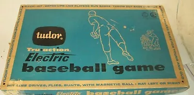 Vintage Tudor Tru-Action Electronic Baseball Game Complete W Directions 1960 • $24.99