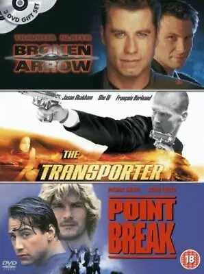 The Transporter/Broken Arrow/Point Break DVD (2004) Jason Statham Yuen (DIR) • £3.53