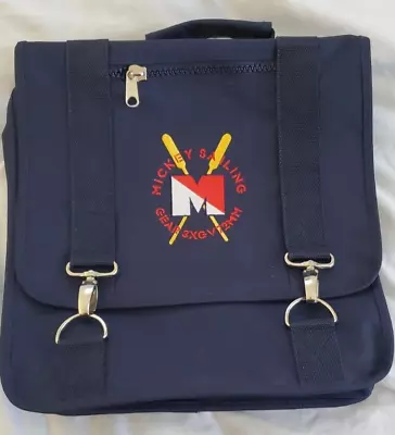 Walt Disney Mickey Mouse Sailing Gear Laptop Book Bag Shoulder Strap 3XGV72MM • $49.97