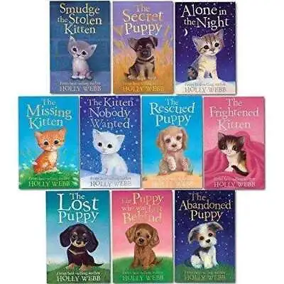 Holly Webb Animal Stories Puppy And Kitten Rescue Series 10 Books C | Holly Webb • £16.79