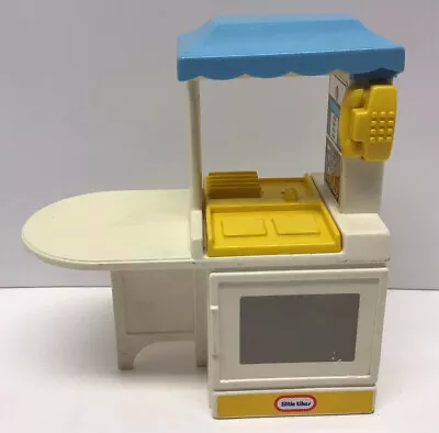 💖 Vintage Little Tikes Dollhouse Furniture Party Kitchen Sink Stove Miniature  • $13.49