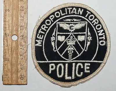 Old METROPOLITAN TORONTO POLICE Ontario Canada Canadian PD Used Worn Vintage #3 • $6.24