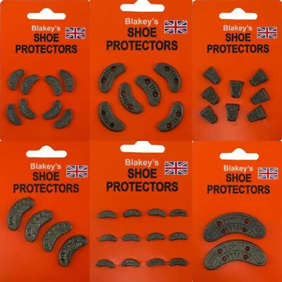 £4.99 • Buy Blakey's Shoe Protectors Heel Toe Metal Segs Plates Taps Caps Boot DIY Repair UK