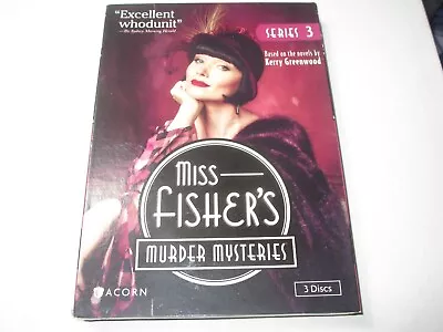 Miss Fisher's Murder Mysteries: Series 3 (DVD 2015) New With Slipcover • $9.59