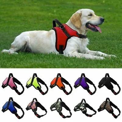 No Pull K9 Dog Harness - XS/S/M/L Adjustable For Dog & Puppy Padded Heavy Duty • £8.99