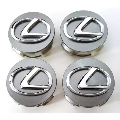 4x FOR LEXUS 62MM GRAY IS250 GS350 RX350 LS460 ES350 Wheel Rim Center Hub Caps • $14.98