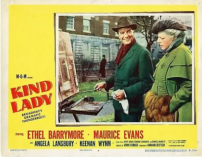 ETHEL BARRYMORE Kind Lady (1951) Lobby Card Maurice Evans Photo 11”x14” • $12.99