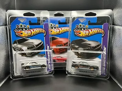 Hot Wheels Nissan Skyline GT-R R34 ZAMAC BLACK RED Set Of 3 HW Showroom #158/250 • $73