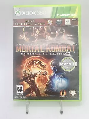 Mortal Kombat Komplete Edition (Microsoft Xbox 360 2012) Complete CIB Tested • $24.99