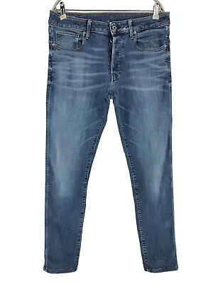 G-STAR RAW Jeans 3301 Slim Fit Men Size W32 L31 • £21.24