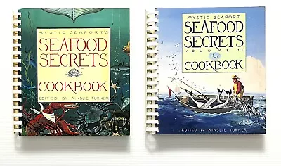 Seafood Secrets By Mystic Seaport Museum Vols I & II Connecticut Cookbooks SB • $30
