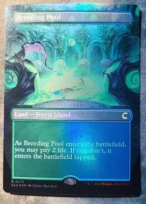 MTG Ravnica Clue Edition *FOIL* BORDERLESS R Breeding Pool #0275 • $13.50