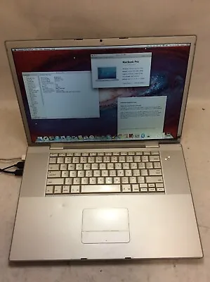 MacBook Pro 21 T7600 Laptop 17  Intel Core 2 Duo 2.33GHz BAD SCREEN -PP • $100
