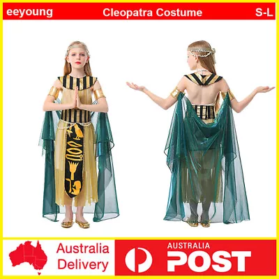 Egyptian Dazzling Cleopatra Egyptian Goddess Roman Book Week Girls Costume • $49.99