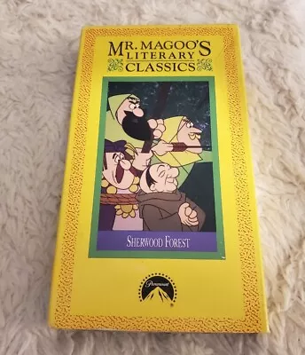 MR. MAGOO'S Lterary Classics SHERWOOD FOREST VHS 1990 Children's EXCELLENT  • $4.99