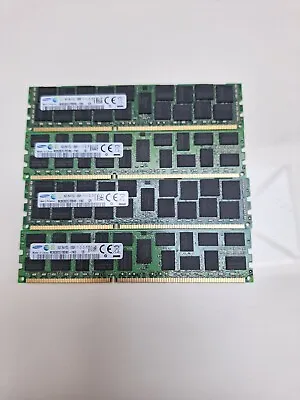 64GB KIT (4 X 16GB) Samsung PC3L-12800R Server RAM ECC RDIMM DDR3 1600MHZ • £30
