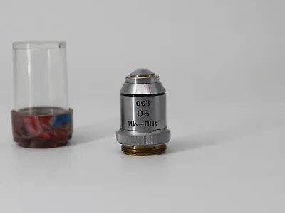 LOMO Microscope Objective APO 90x 1.30 Oil Immersion Clean  RMS #VN9 • $95