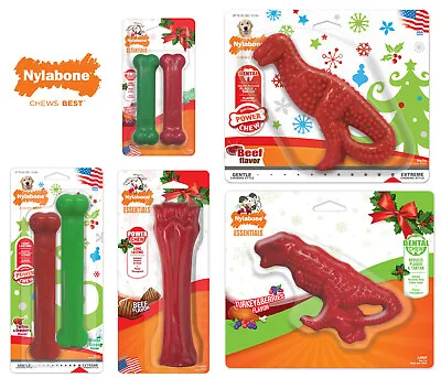 £11.99 • Buy Nylabone Extreme Dura Chew Christmas Dog Chew Toys Tough Nylon Gift Turkey
