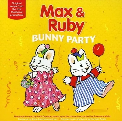 Max And Ruby Bunny Party By Max & Ruby (CD 2010) • $9.98
