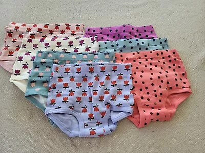 Hanna Andersson Classic Brief 7pk Girl's Tulip Ajd Dot Size S (100/110)(US4/5) • $30