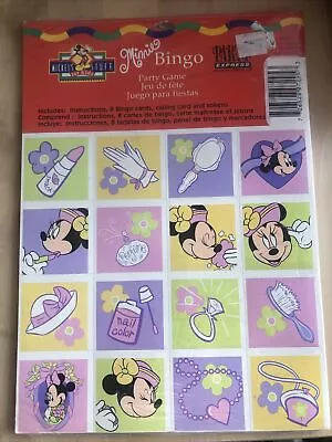 Disney Mickey's Stuff For Kids MInnie Mouse Bingo Game Complete/Unpunched • $6