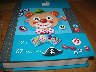 £23.47 • Buy Janod Magneti' Book 67 Magnets 12 Crazy Faces Puzzle Educational