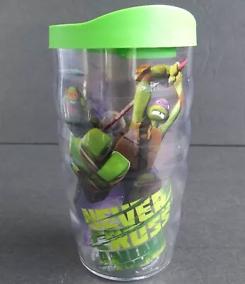 Tervis Tumbler Teenage Mutant Ninja Turtles Never Cross 10 Oz Tumbler Green Lid • $4.99